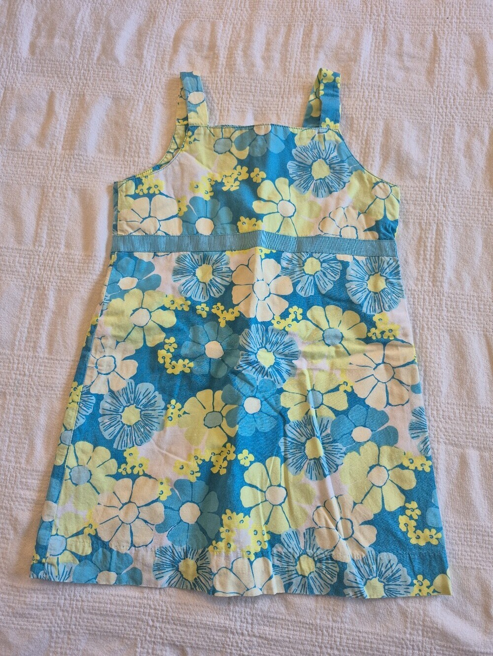 Lilly Pulitzer girls 4 White Label shift floral Lined GUC for fade VINTAGE